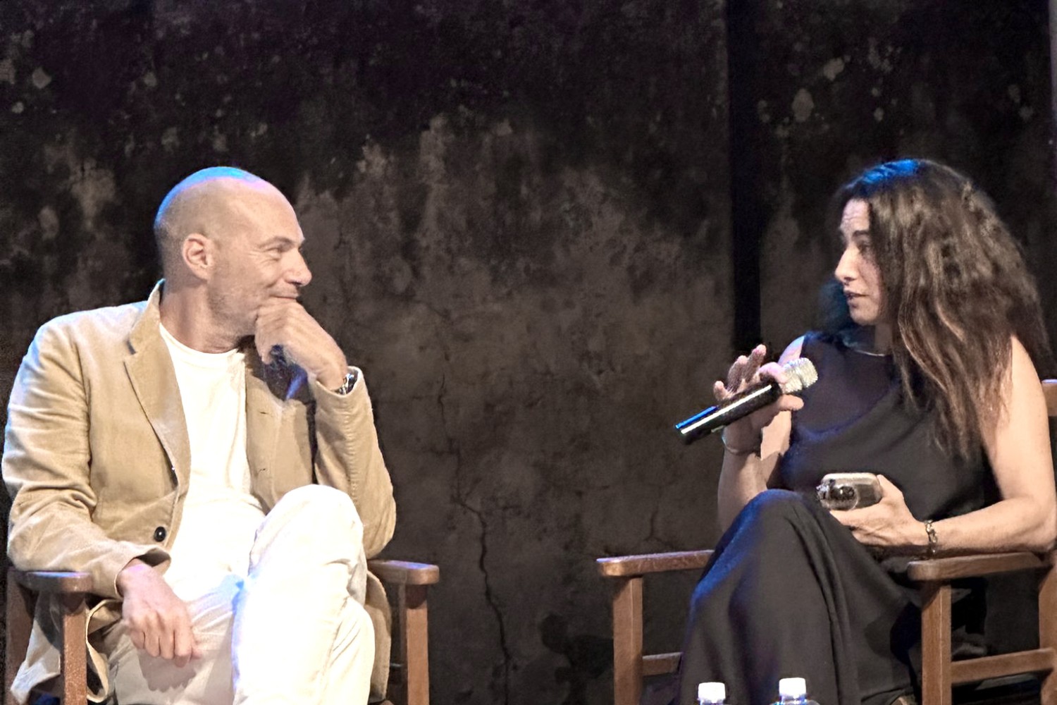 Annalisa Bugliani per l'evento di Nicola Lattanzi e Andrea Pezzi a Pietrasanta Cult