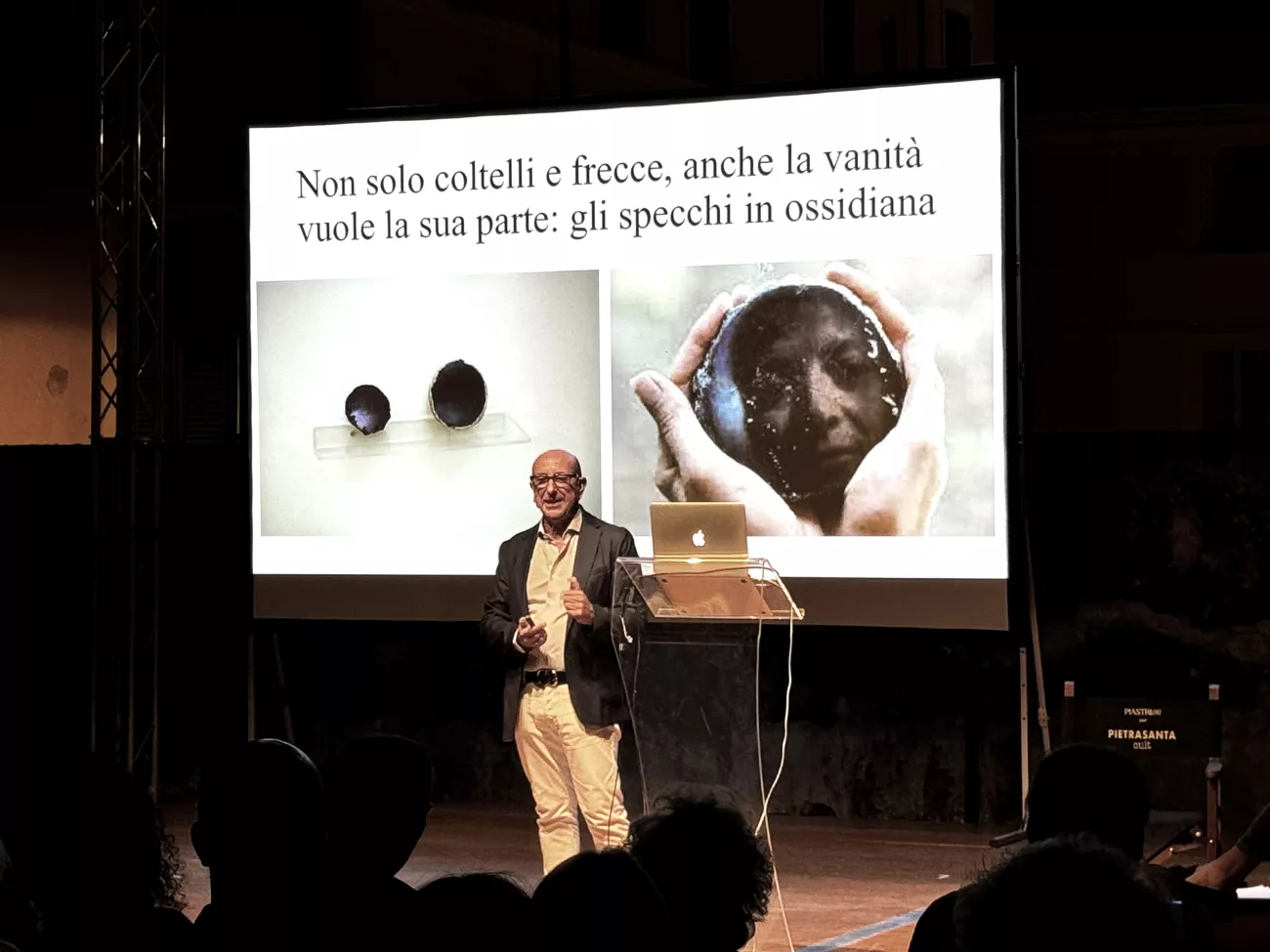 Stefano De Martino durante l'evento di Pietrasanta Cult