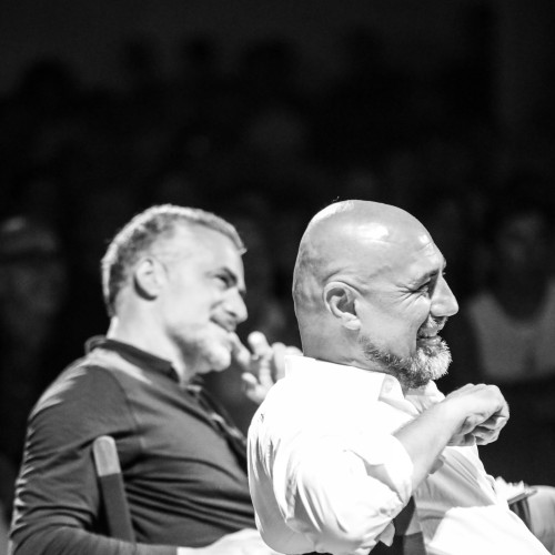 Giovanni Bonelli, Augusto Palermo, Patrizia Sandretto Re Rebaudengo a Pietrasanta Cult